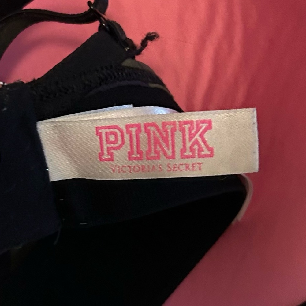 Victoria Secret PINK Camo Wear Everywhere Push Up Bra SZ 36C in Green - Picture 6 of 7